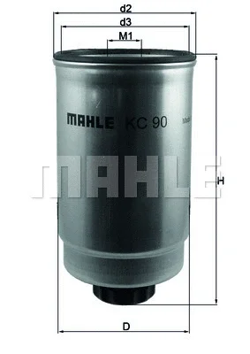 KC 90 KNECHT/MAHLE Топливный фильтр