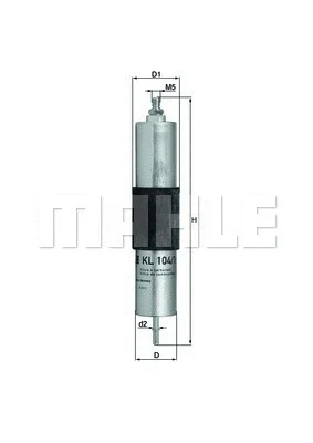 KL 104/1 KNECHT/MAHLE Топливный фильтр