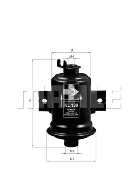 KL 139 KNECHT/MAHLE Топливный фильтр