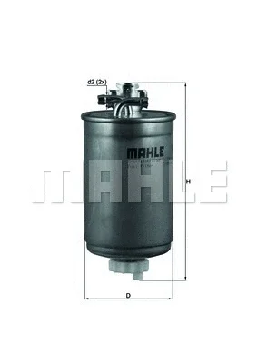 KL 180 KNECHT/MAHLE Топливный фильтр