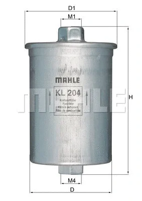KL 204 KNECHT/MAHLE Топливный фильтр