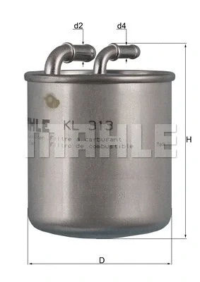 Топливный фильтр KNECHT/MAHLE KL 313