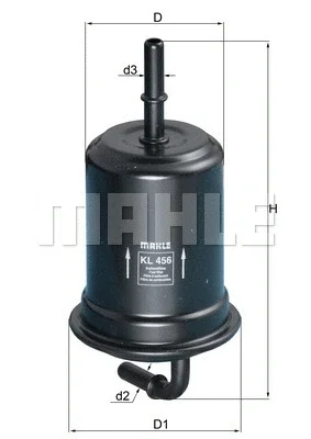 KL 456 KNECHT/MAHLE Топливный фильтр