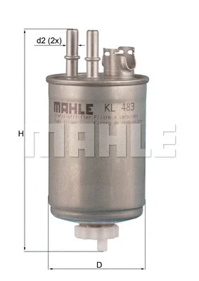 KL 483 KNECHT/MAHLE Топливный фильтр