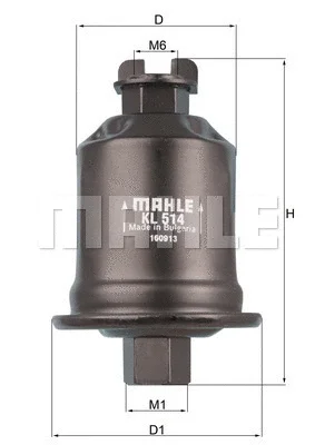 Топливный фильтр KNECHT/MAHLE KL 513