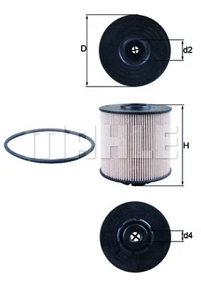 KX 67/2D KNECHT/MAHLE Топливный фильтр