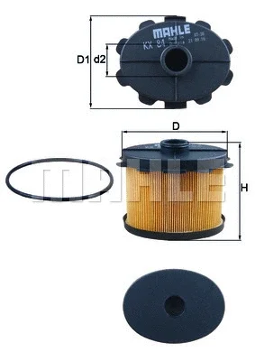 KX 84D KNECHT/MAHLE Топливный фильтр