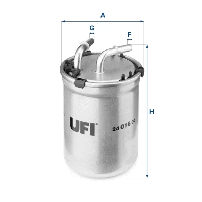 24.016.00 UFI Топливный фильтр