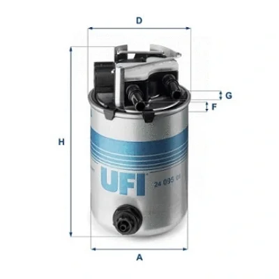 Топливный фильтр UFI 24.095.01