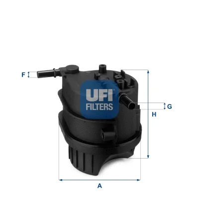 Топливный фильтр UFI 24.343.00