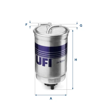 Топливный фильтр UFI 24.365.00