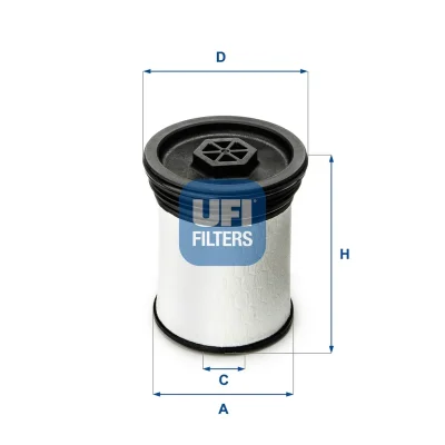 Топливный фильтр UFI 26.019.01