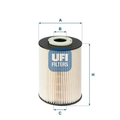 26.020.00 UFI Топливный фильтр