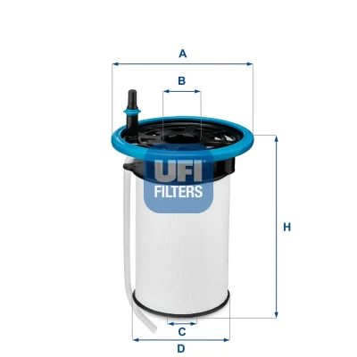 Топливный фильтр UFI 26.052.00