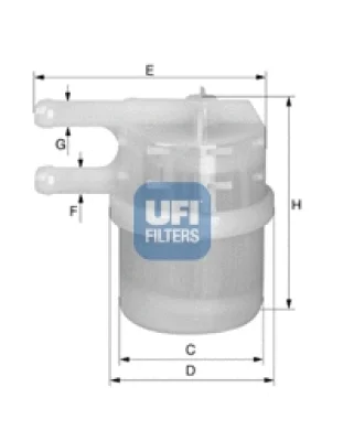 31.020.00 UFI Топливный фильтр