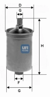 Топливный фильтр UFI 31.503.00