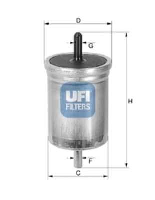 31.513.00 UFI Топливный фильтр