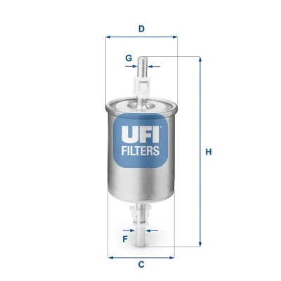 Топливный фильтр UFI 31.515.00