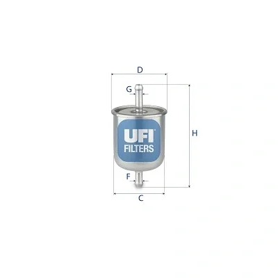 Топливный фильтр UFI 31.529.00
