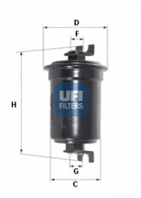 31.552.00 UFI Топливный фильтр