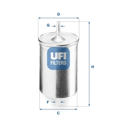 31.718.00 UFI Топливный фильтр