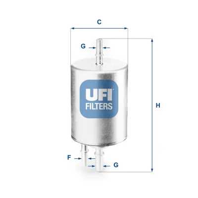 Топливный фильтр UFI 31.831.00