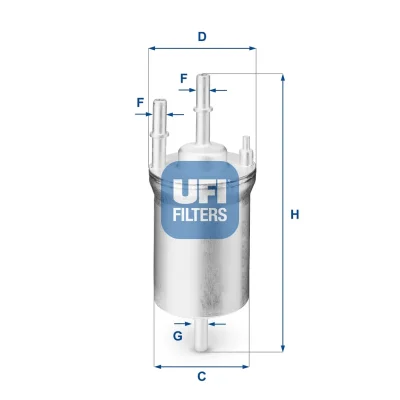 Топливный фильтр UFI 31.833.00