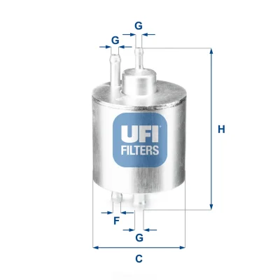 31.834.00 UFI Топливный фильтр