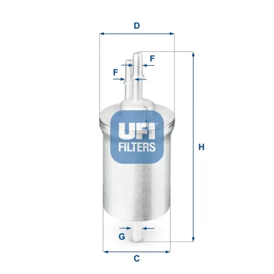 Топливный фильтр UFI 31.840.00
