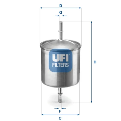 31.846.00 UFI Топливный фильтр