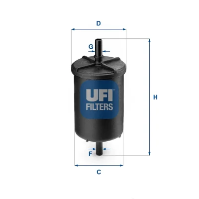 Топливный фильтр UFI 31.948.00