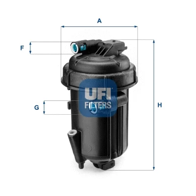 55.163.00 UFI Топливный фильтр