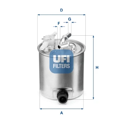 55.392.00 UFI Топливный фильтр