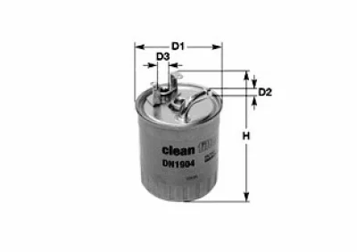 DN1904 CLEAN FILTERS Топливный фильтр
