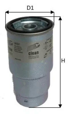 DN1918 CLEAN FILTERS Топливный фильтр