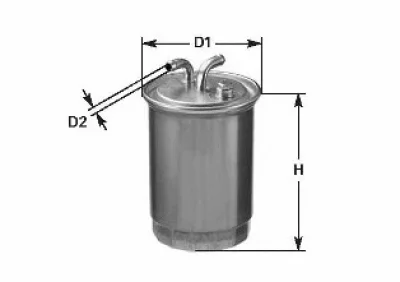 DN1958 CLEAN FILTERS Топливный фильтр