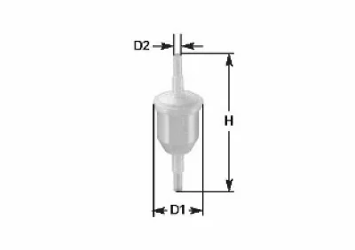 Топливный фильтр CLEAN FILTERS MBNA 006