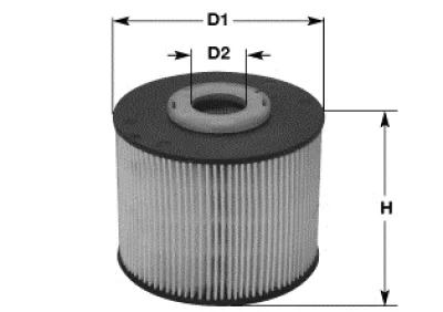 MG1666 CLEAN FILTERS Топливный фильтр