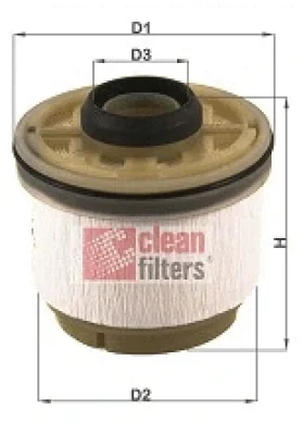 Топливный фильтр CLEAN FILTERS MG1667