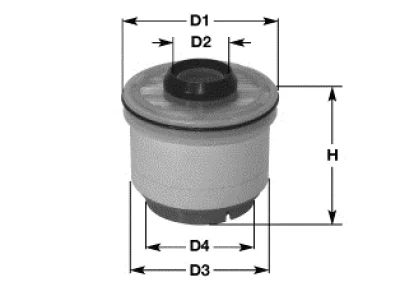 MG3609 CLEAN FILTERS Топливный фильтр