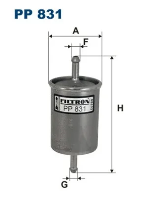 PP831 FILTRON Топливный фильтр