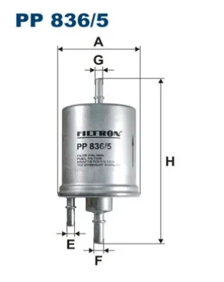 PP836/5 FILTRON Топливный фильтр