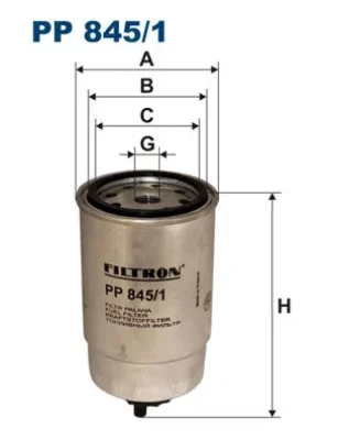 PP845/1 FILTRON Топливный фильтр