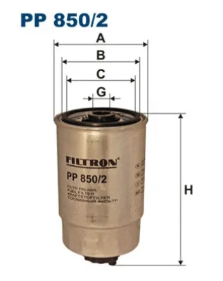PP850/2 FILTRON Топливный фильтр