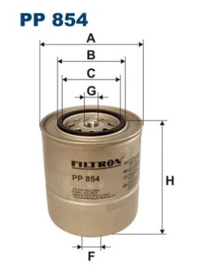 PP854 FILTRON Топливный фильтр