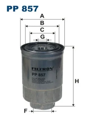 PP857 FILTRON Топливный фильтр