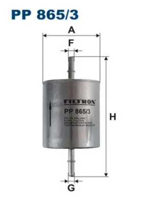 PP865/3 FILTRON Топливный фильтр