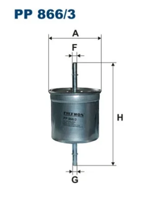 PP866/3 FILTRON Топливный фильтр