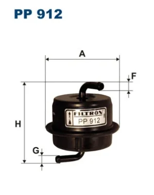 PP912 FILTRON Топливный фильтр