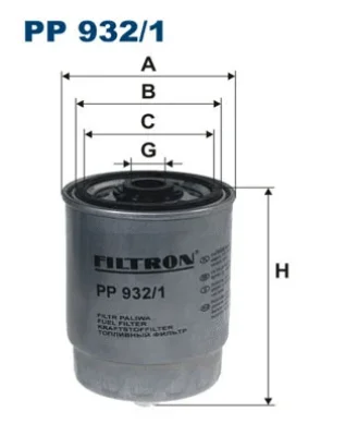 PP932/1 FILTRON Топливный фильтр